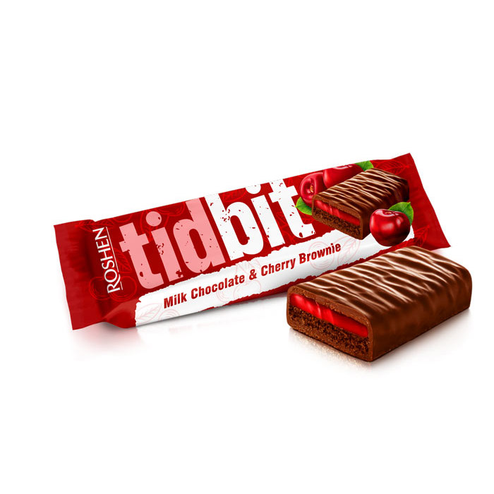 شکلات تیدبیت آلبالو روشن Tidbit Roshen